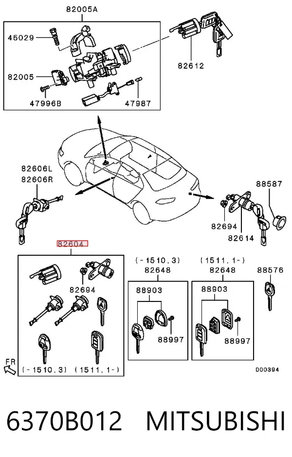  6370B012 Mitsubishi