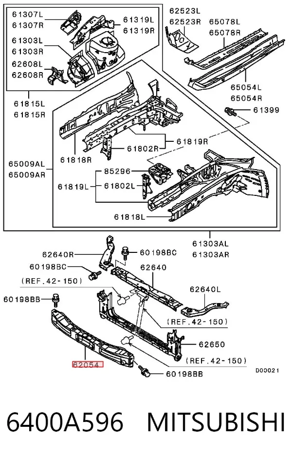  6400A596 Mitsubishi