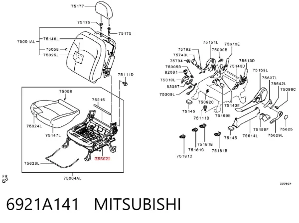  6921A141 Mitsubishi