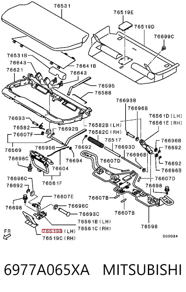  6977A065XA Mitsubishi