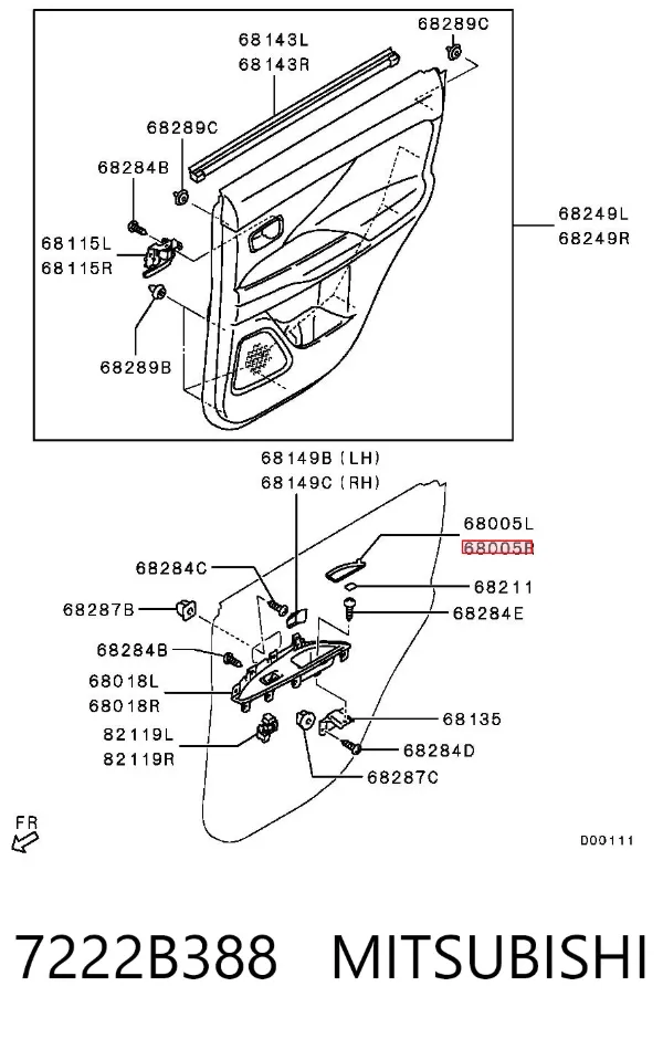  7222B388 Mitsubishi
