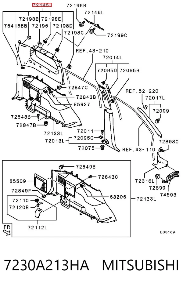  7230A213HA Mitsubishi
