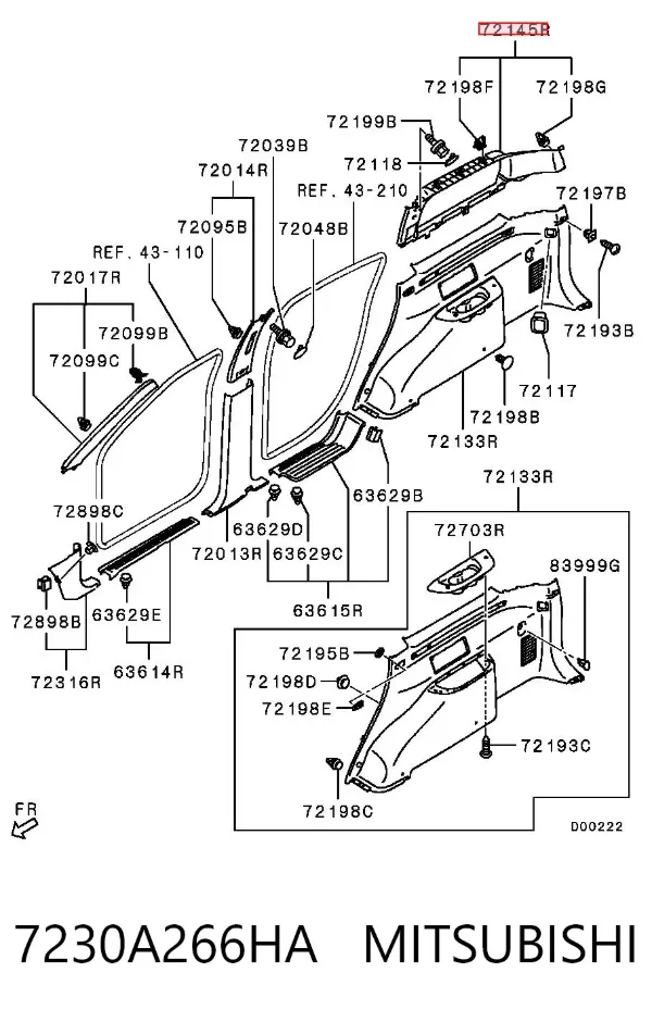  7230A266HA Mitsubishi