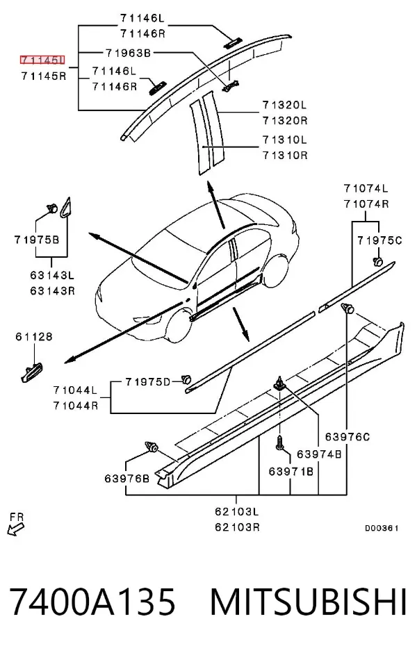  7400A135 Mitsubishi