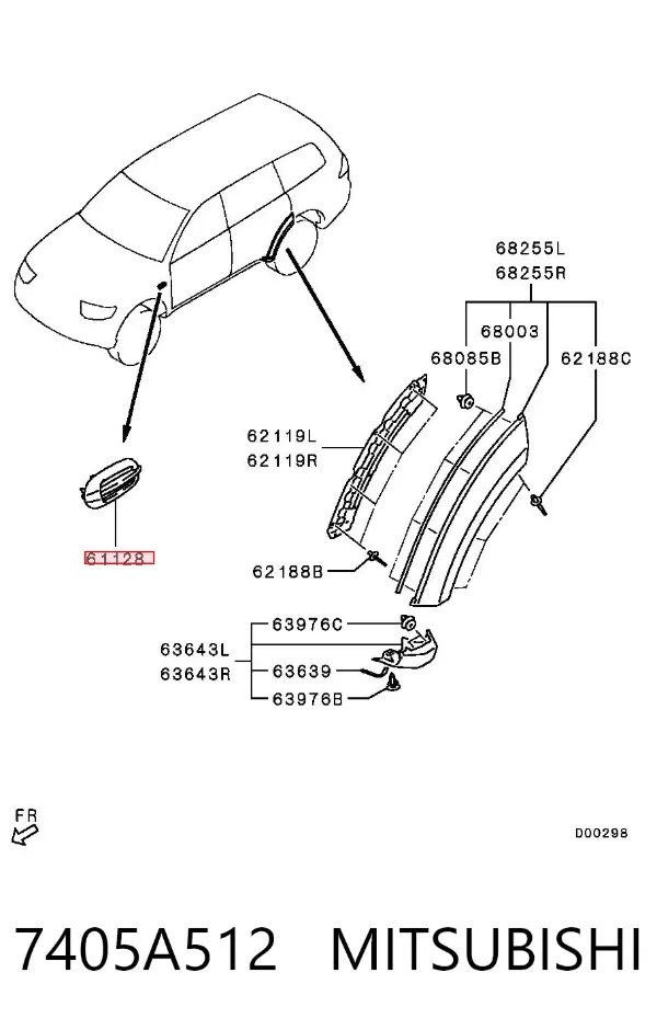  7405A512 Mitsubishi