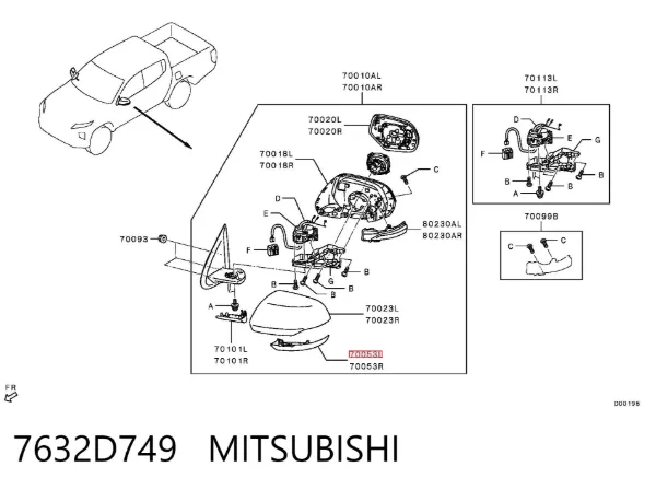  7632D749 Mitsubishi