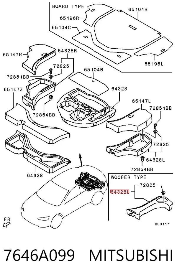  7646A099 Mitsubishi