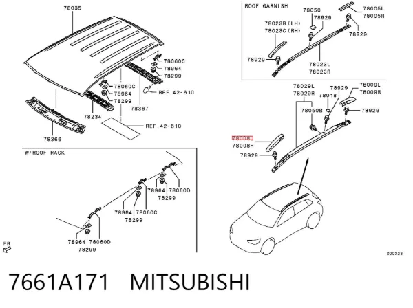  7661A171 Mitsubishi