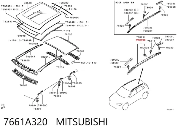  7661A320 Mitsubishi