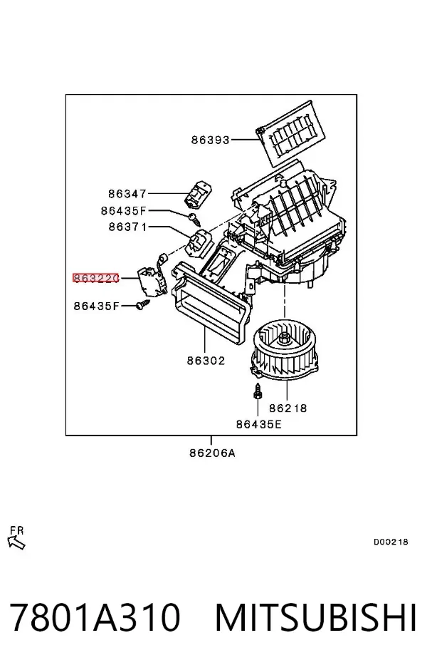  7801A310 Mitsubishi