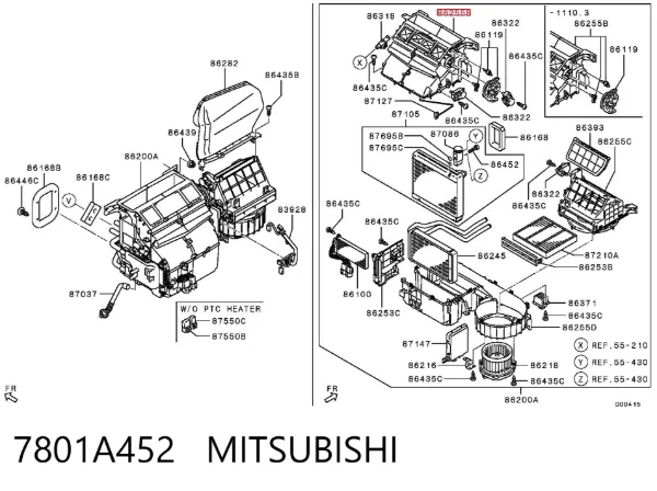  7801A452 Mitsubishi