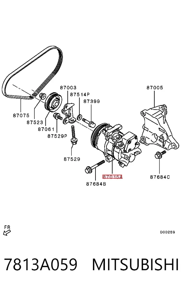 Компресор кондиціонера A1222300011 Mercedes