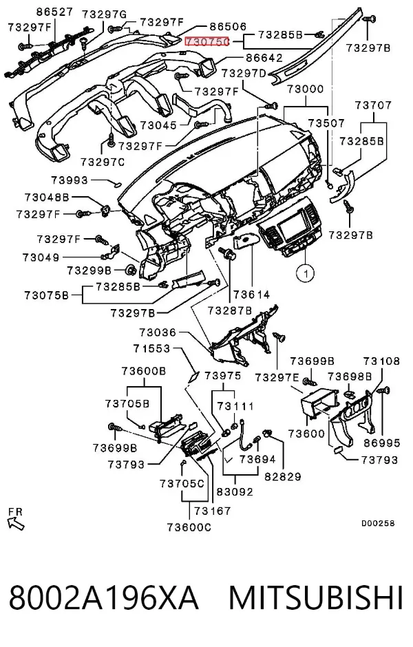  8002A196XA Mitsubishi
