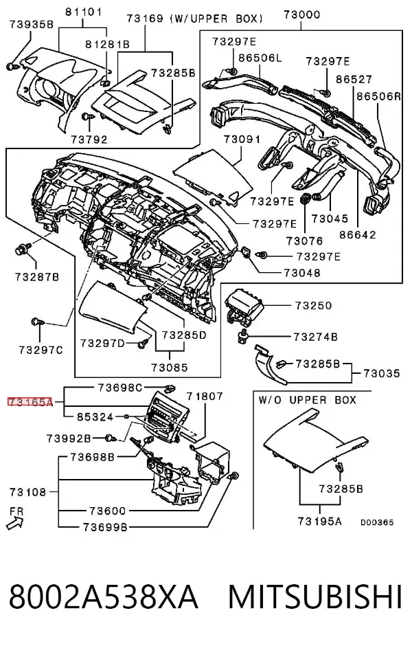  8002A538XA Mitsubishi