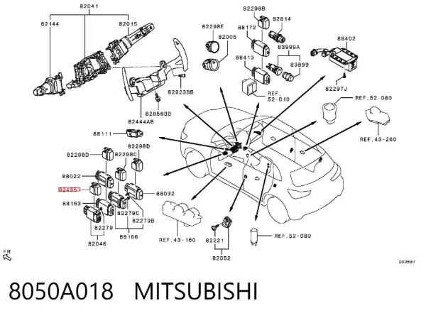  8050A018 Mitsubishi