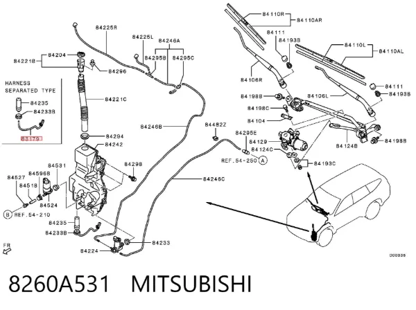  8260A531 Mitsubishi