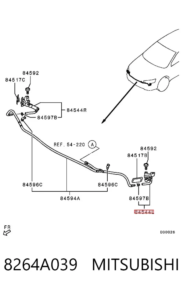  8264A039 Mitsubishi