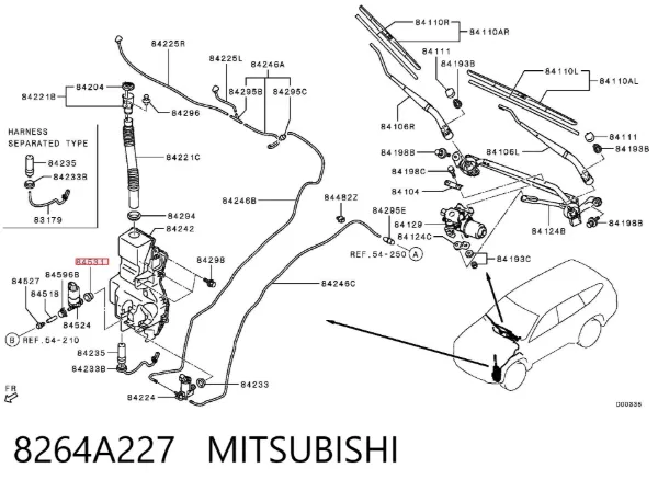 8264A227 Mitsubishi