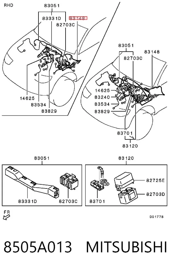  8505A013 Mitsubishi
