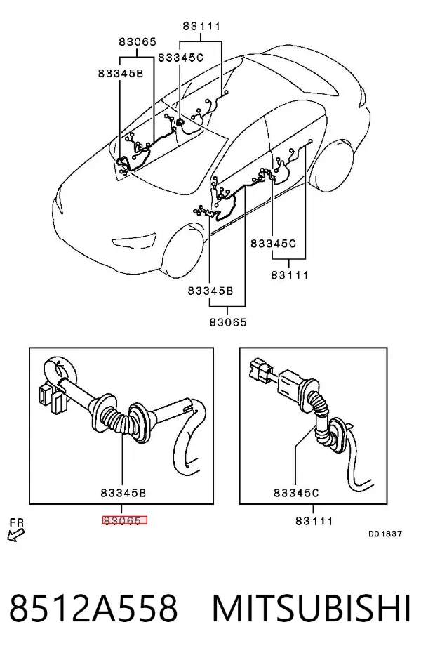  8512A558 Mitsubishi
