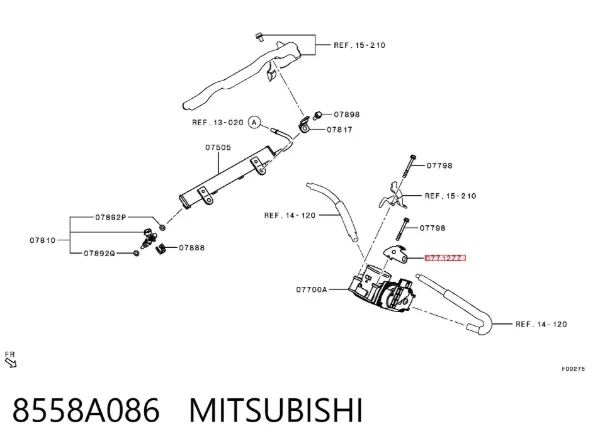  8558A086 Mitsubishi