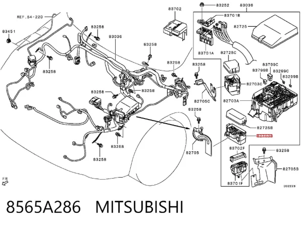  8565A286 Mitsubishi