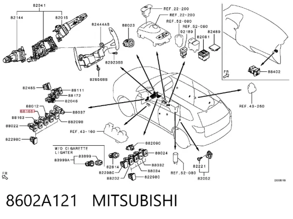  8602A121 Mitsubishi