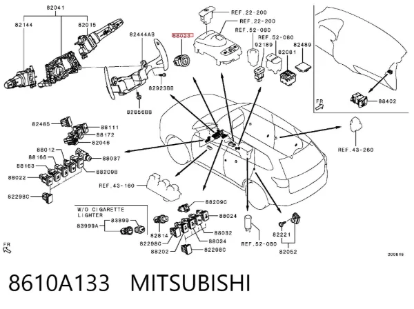  8610A133 Mitsubishi