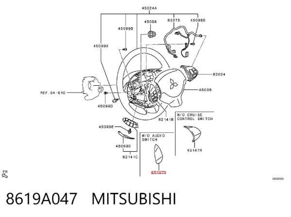  8619A047 Mitsubishi