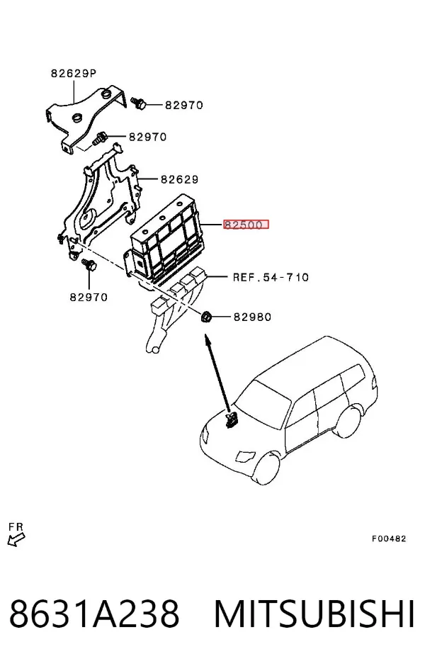  8631A238 Mitsubishi