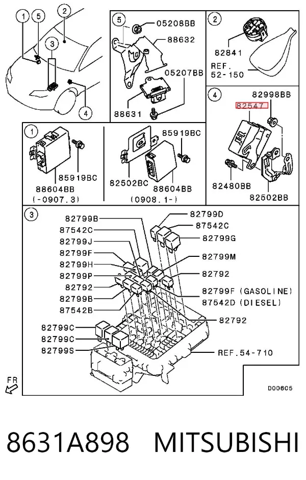  8631A898 Mitsubishi