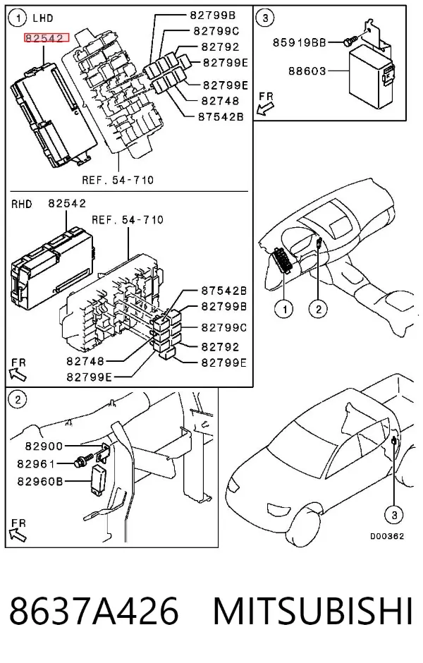  8637A426 Mitsubishi
