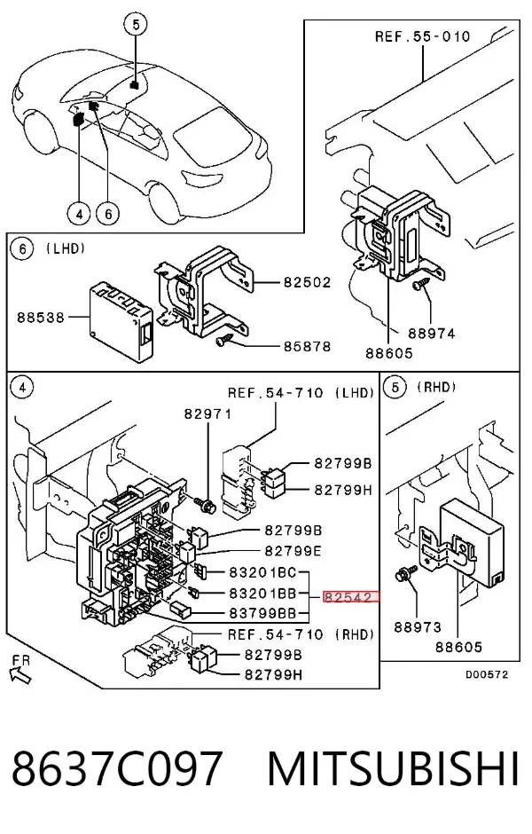  8637C097 Mitsubishi