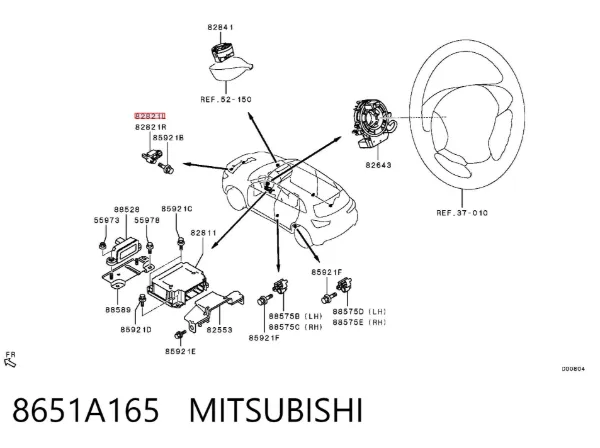 Датчик удару 8651A165 Mitsubishi