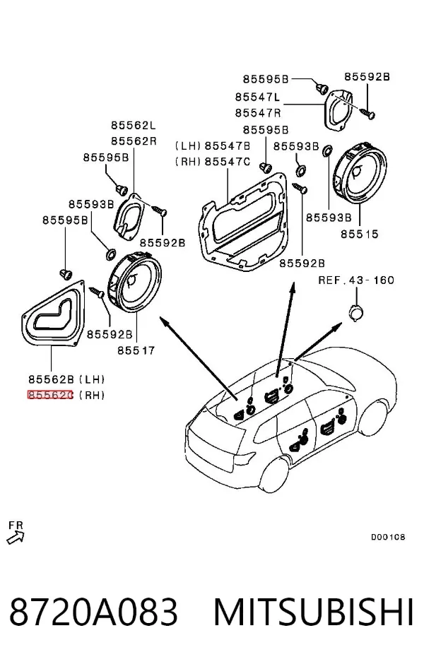  8720A083 Mitsubishi