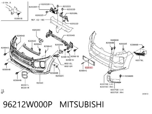  96212W000P Mitsubishi
