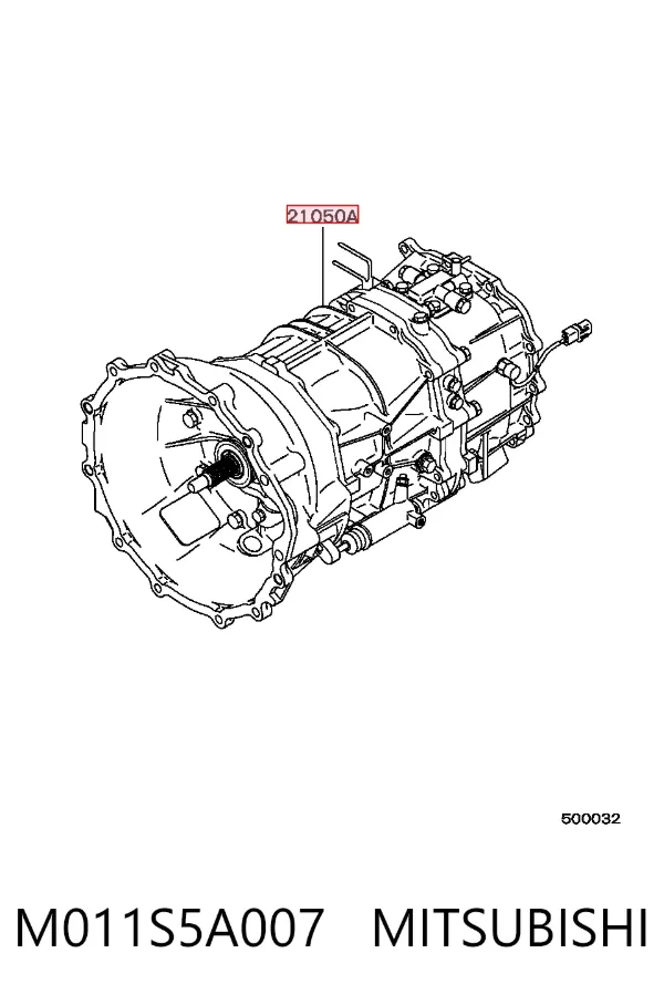 Коробка передач M011S5A007 Mitsubishi