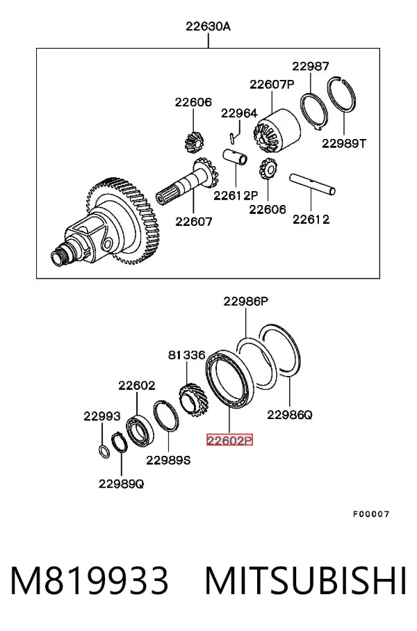  M819933 Mitsubishi