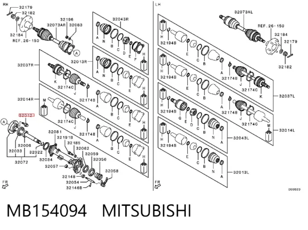  MB154094 Mitsubishi