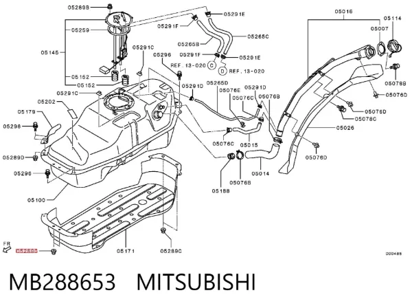 Опора амортизатора переднього KMB288653 Fiat/Alfa/Lancia