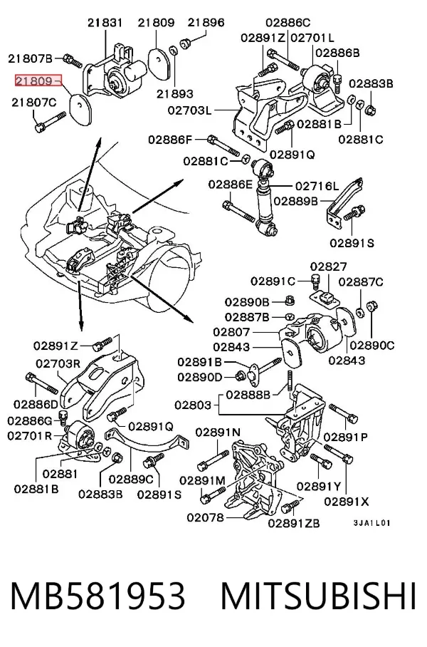  MB581953 Mitsubishi