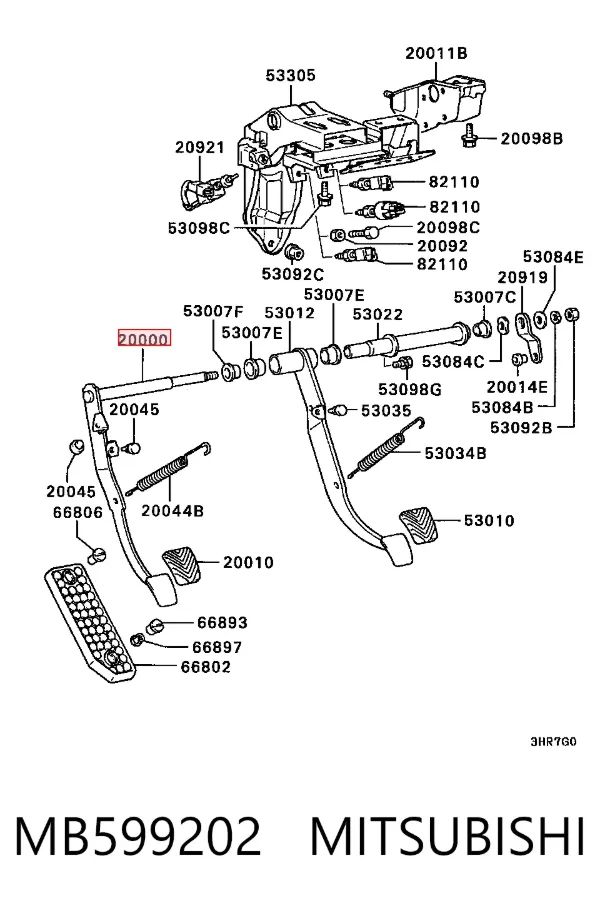  MB599202 Mitsubishi