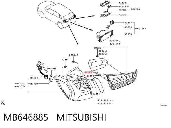  MB646885 Mitsubishi