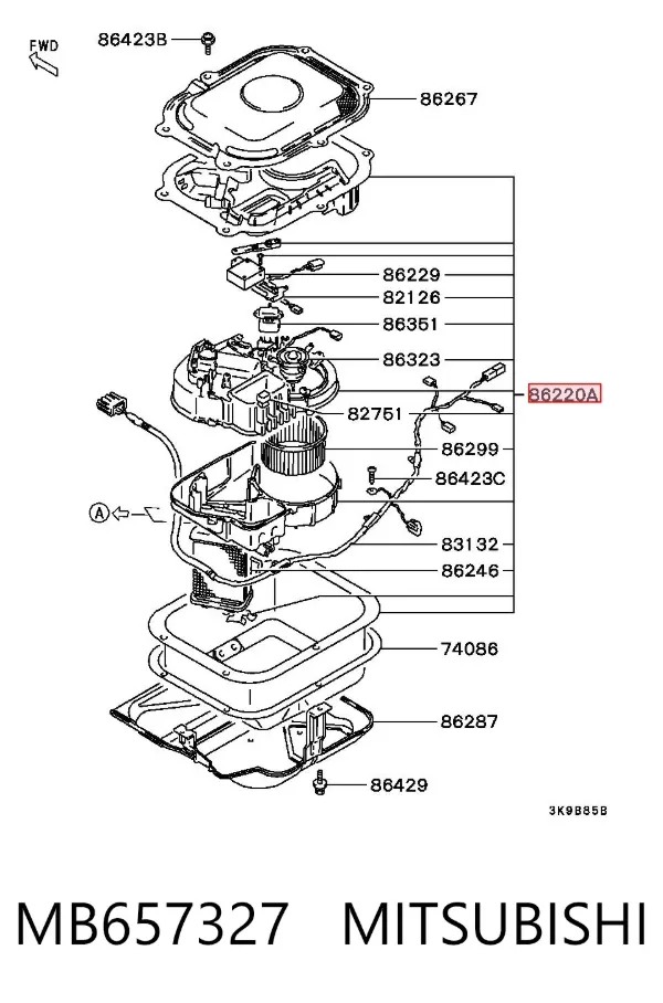  MB657327 Mitsubishi
