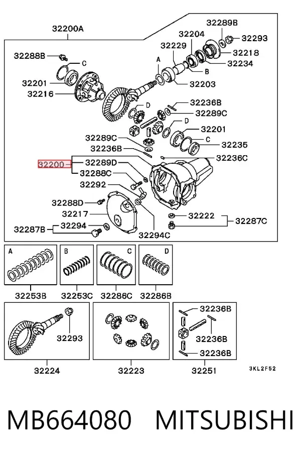 MB664080 Mitsubishi