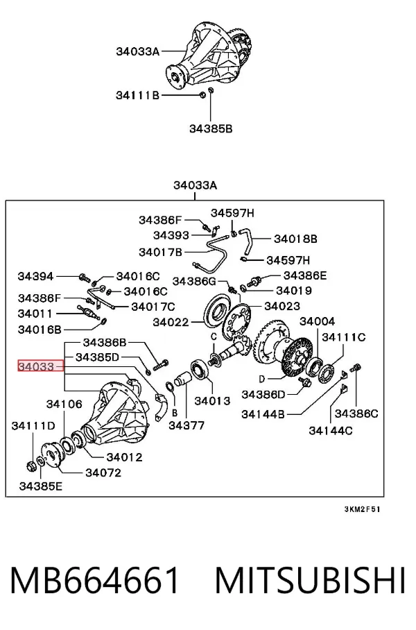  MB664661 Mitsubishi