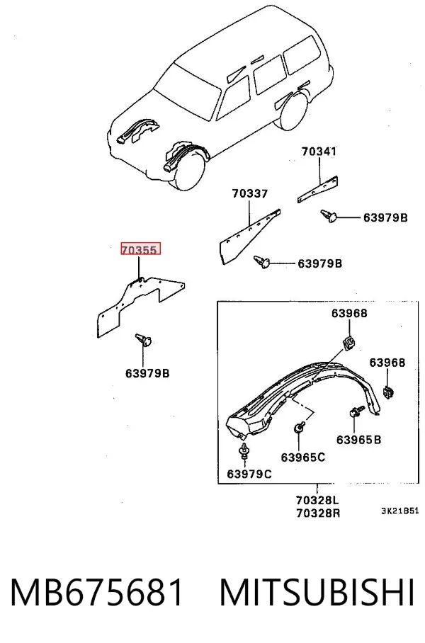  MB675681 Mitsubishi