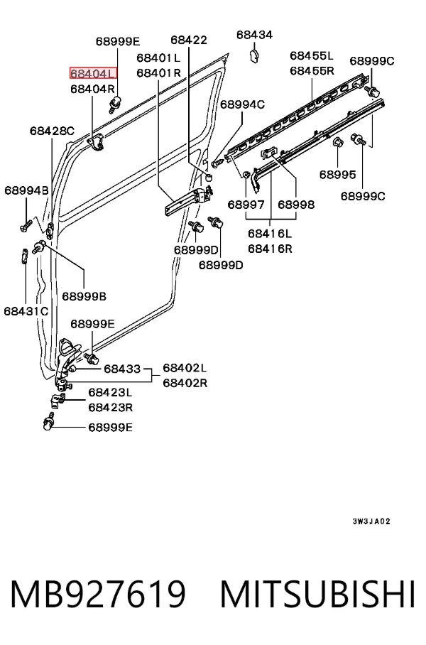  MB927619 Mitsubishi