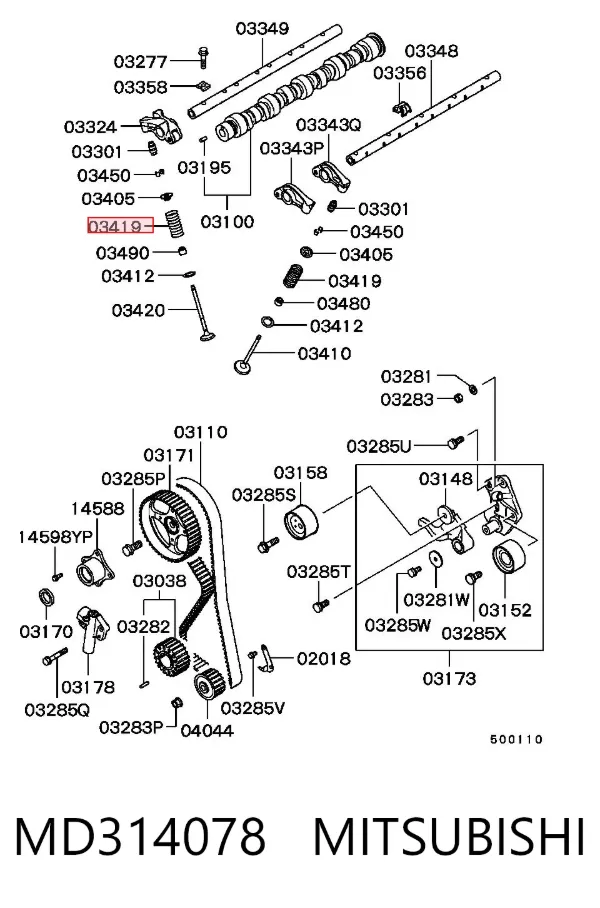  MD314078 Mitsubishi