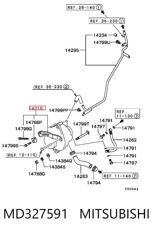  MD327591 Mitsubishi